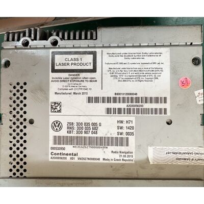 폭스바겐 파에톤 RNS810 스테레오 플레이어 VW RNS 810 GPS 오디오
