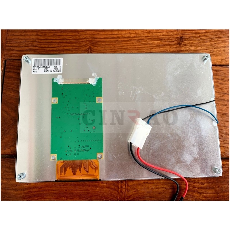 차 네비게이션 스크린을 위한 GPS 7.0 인치 TFT LCD 디스플레이 히다찌 800*480 TX18D45VM5BAA